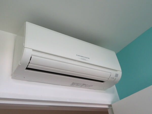 Mitsubishi Electric Aircon wall mounted in bedroom